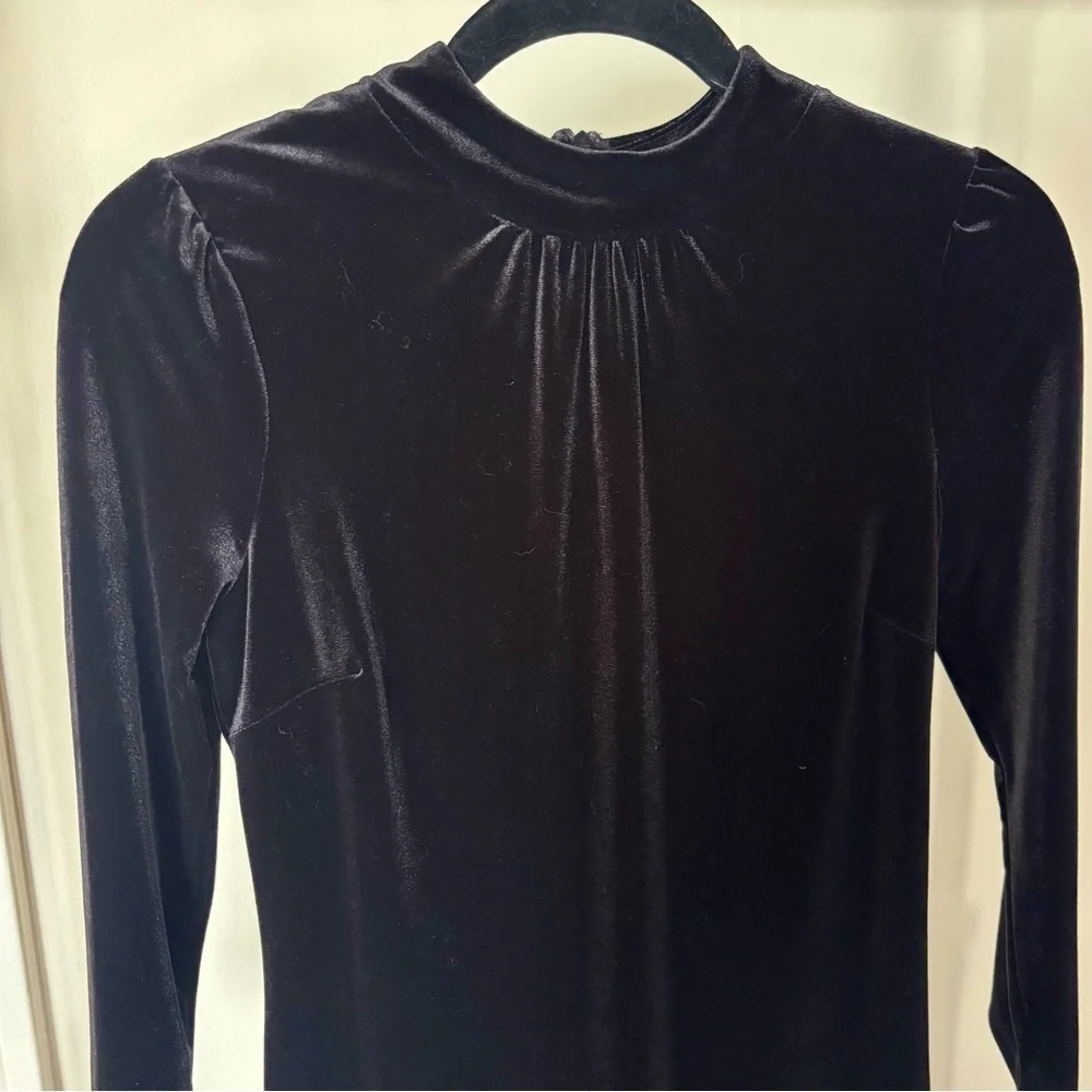 BODEN Livia Velvet Shift Dress - Picture 6 of 12